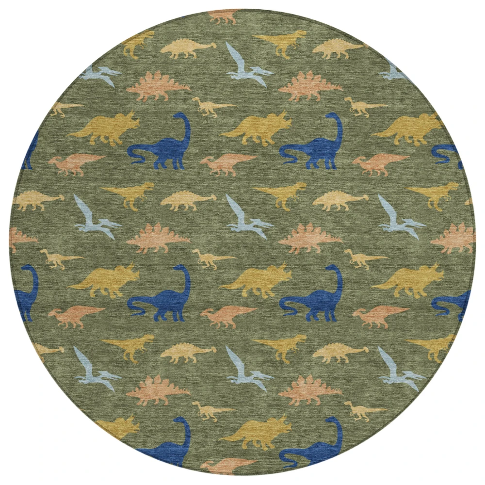 Chantille ACN2622 Olive 8' x 8' Rug