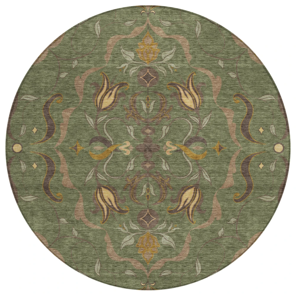 Chantille ACN2625 Olive 8' x 8' Rug