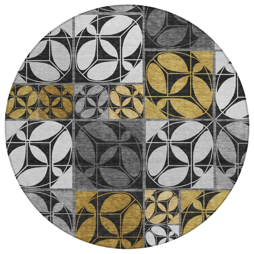 Chantille ACN2626 Black 8' x 8' Rug
