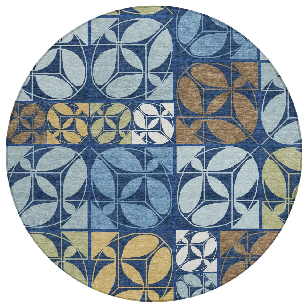Chantille ACN2626 Navy 8' x 8' Rug