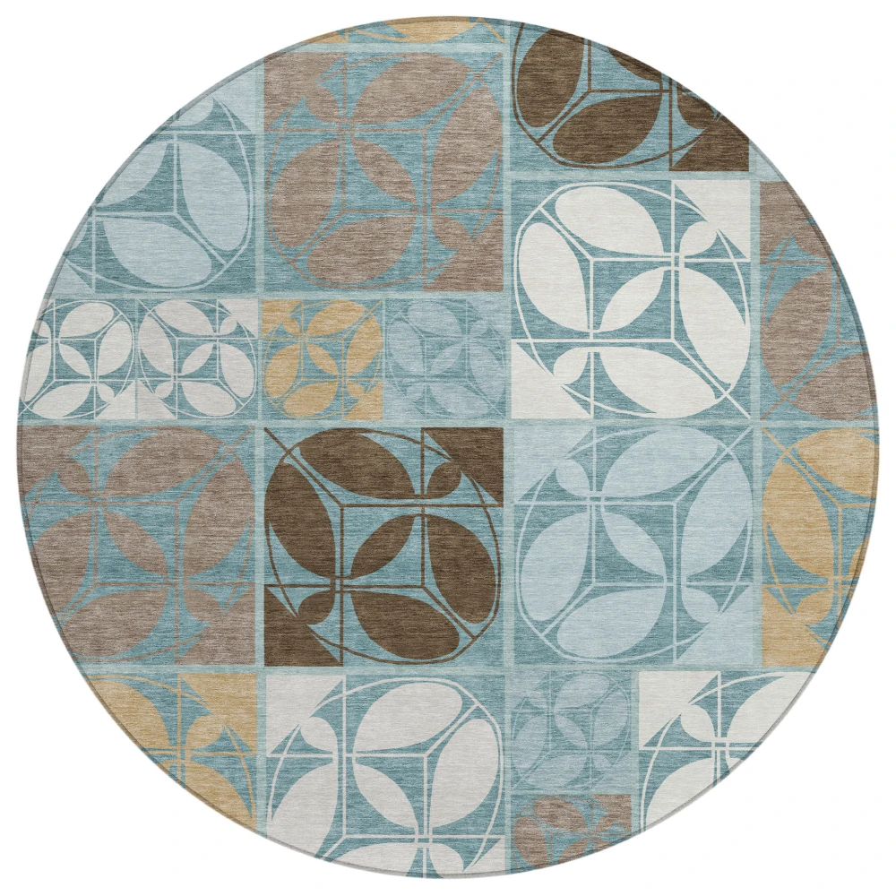 Chantille ACN2626 Teal 8' x 8' Rug
