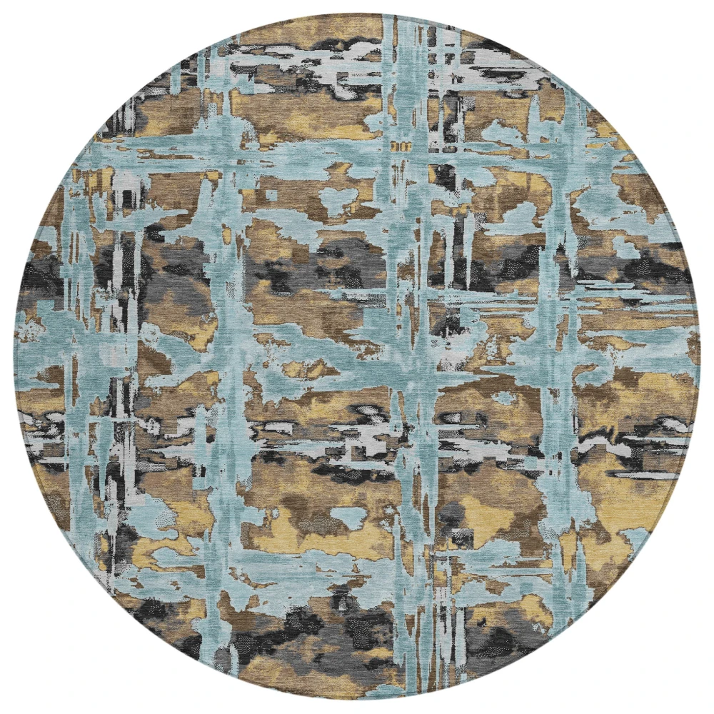 Chantille ACN2627 Teal 8' x 8' Rug