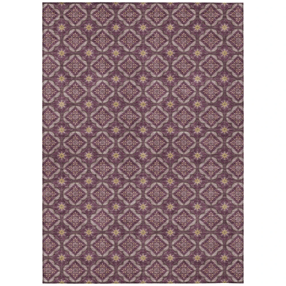 Chantille ACN2631 Eggplant 5' x 7'6