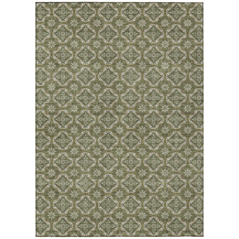 Chantille ACN2631 Olive 5' x 7'6