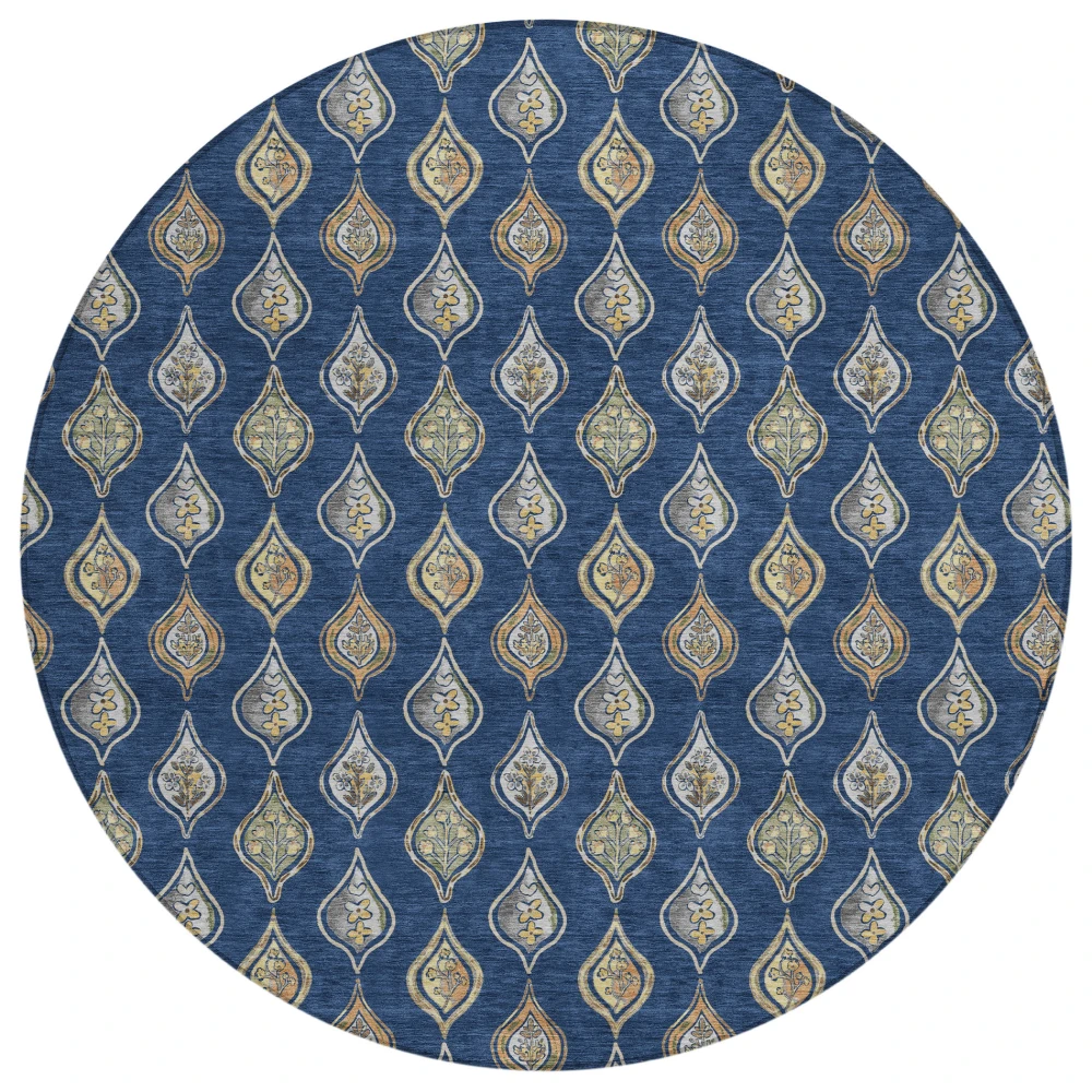 Chantille ACN2632 Navy 8' x 8' Rug