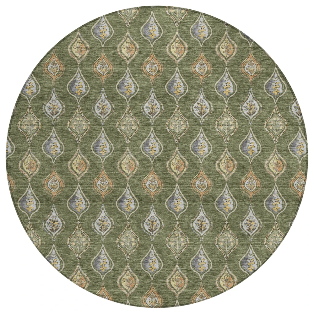 Chantille ACN2632 Olive 8' x 8' Rug