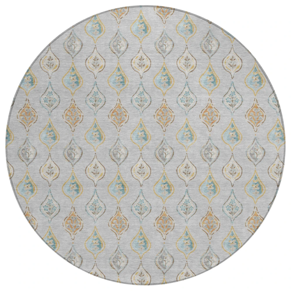 Chantille ACN2632 Silver 8' x 8' Rug