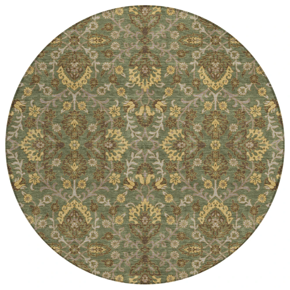 Chantille ACN2634 Olive 8' x 8' Rug