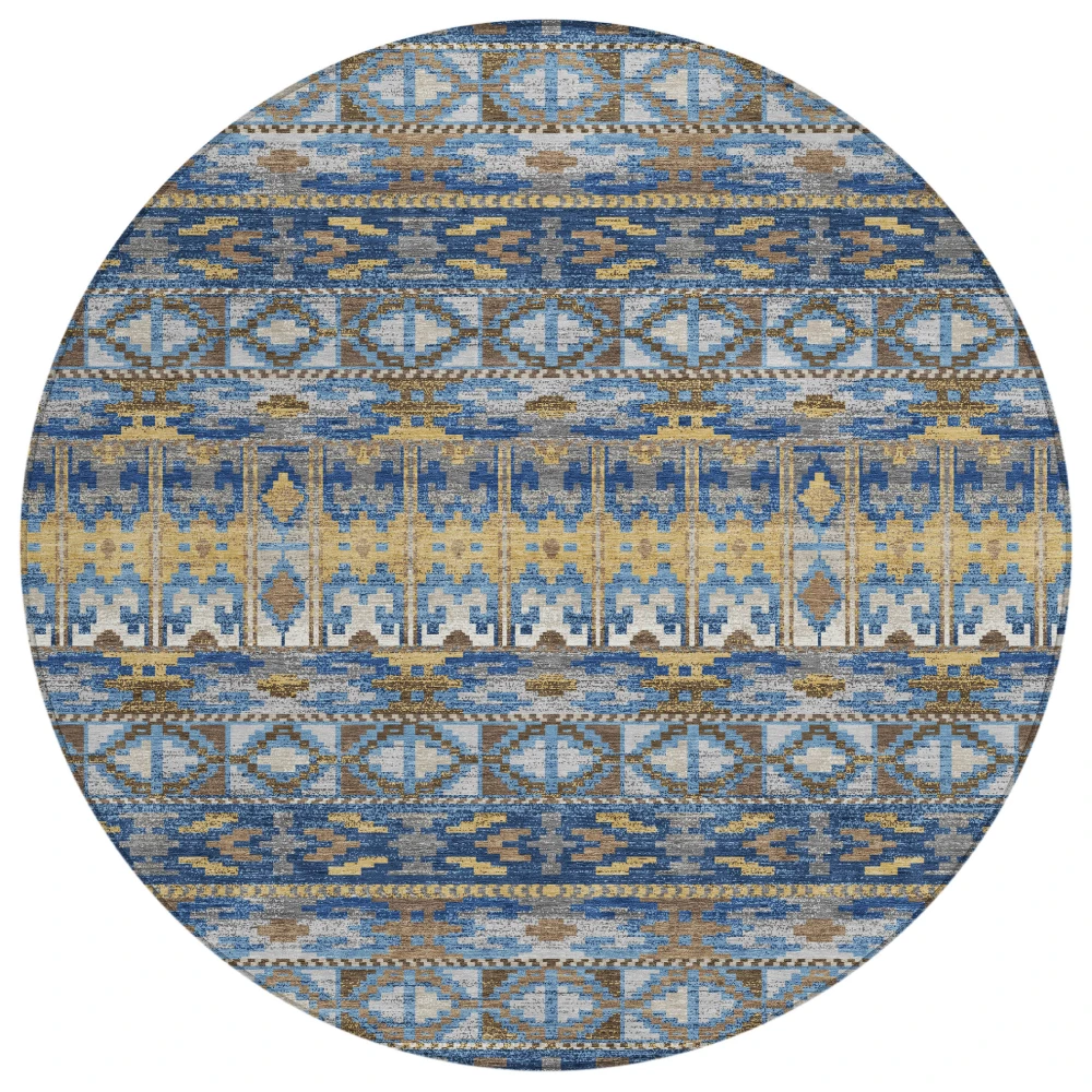 Chantille ACN2635 Navy 8' x 8' Rug