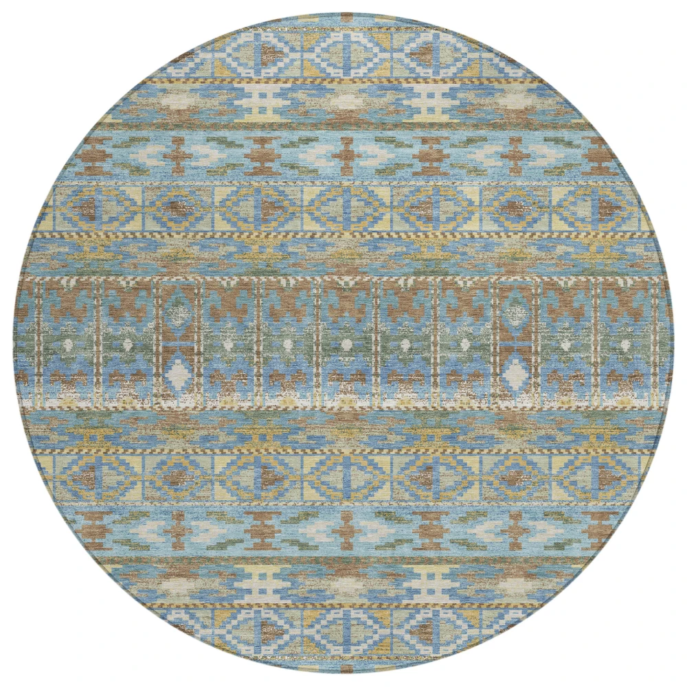 Chantille ACN2635 Teal 8' x 8' Rug