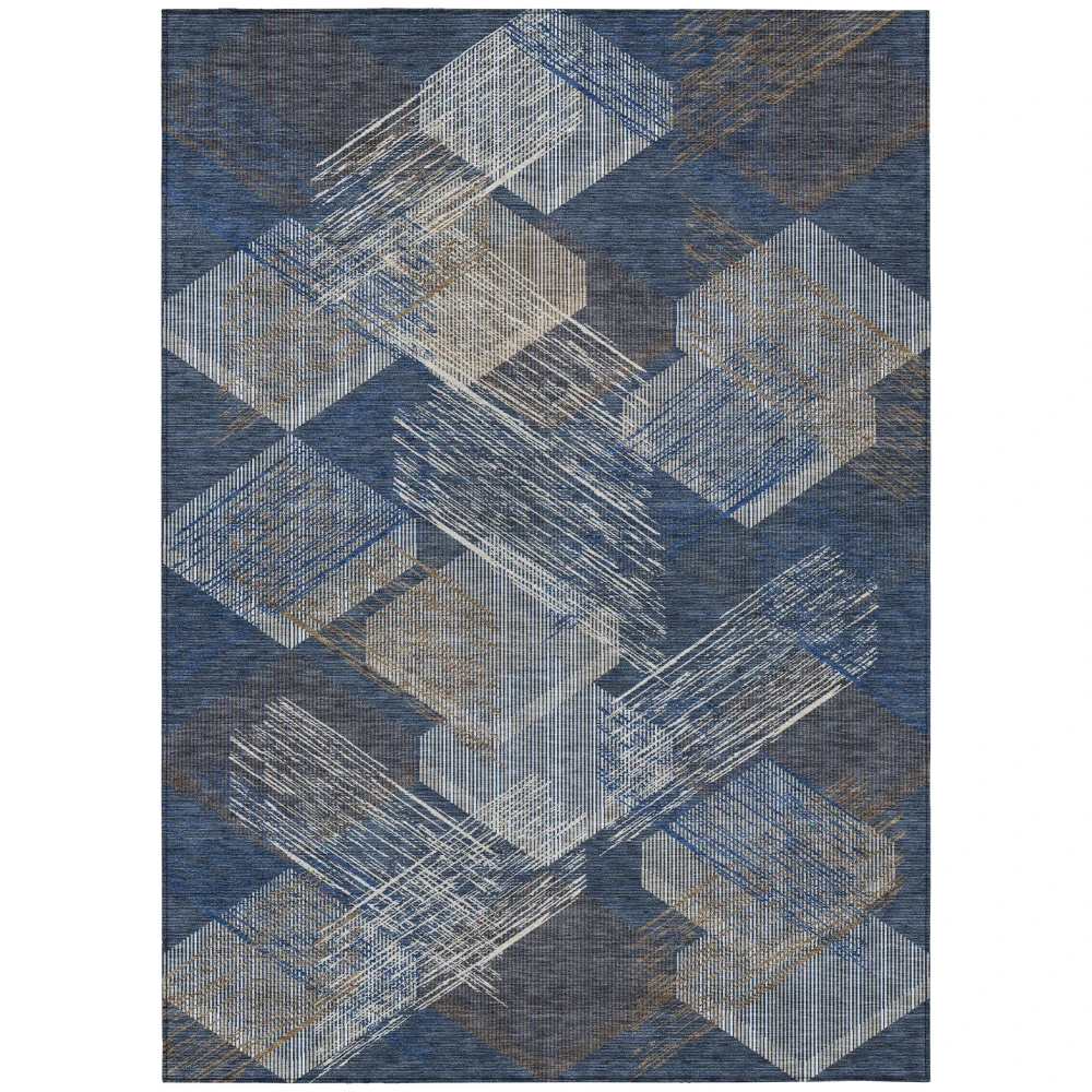 Chantille ACN2637 Navy 5' x 7'6