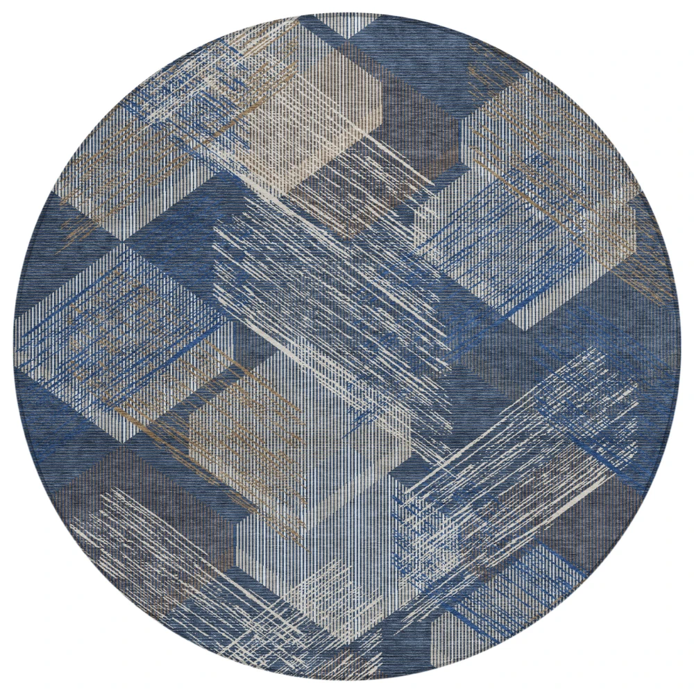 Chantille ACN2637 Navy 8' x 8' Rug