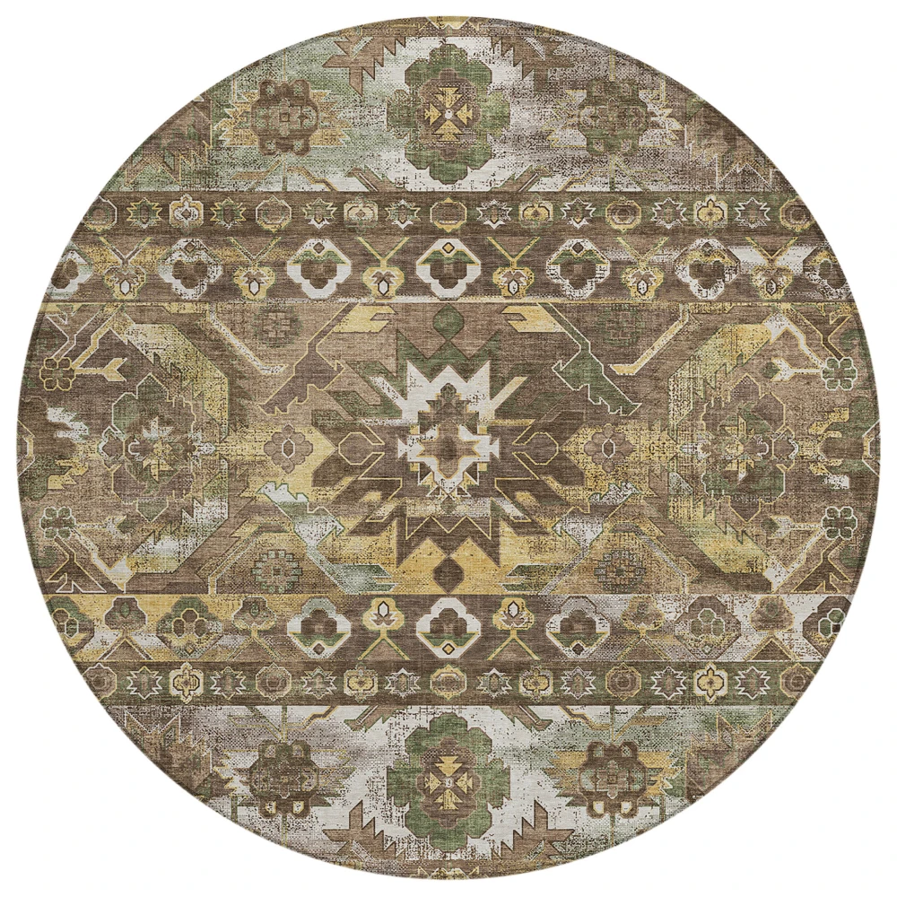 Chantille ACN2638 Brown 8' x 8' Rug