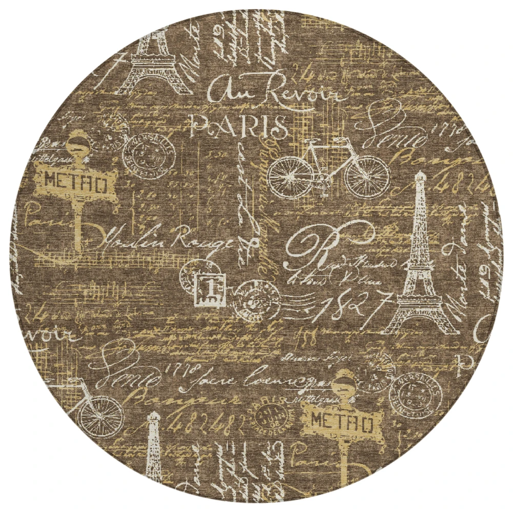 Chantille ACN2639 Chocolate 8' x 8' Rug
