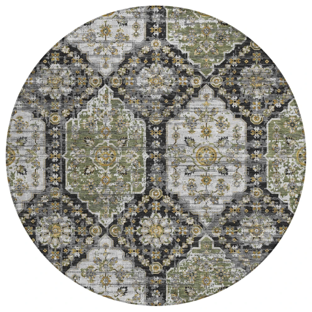 Chantille ACN2643 Black 8' x 8' Rug