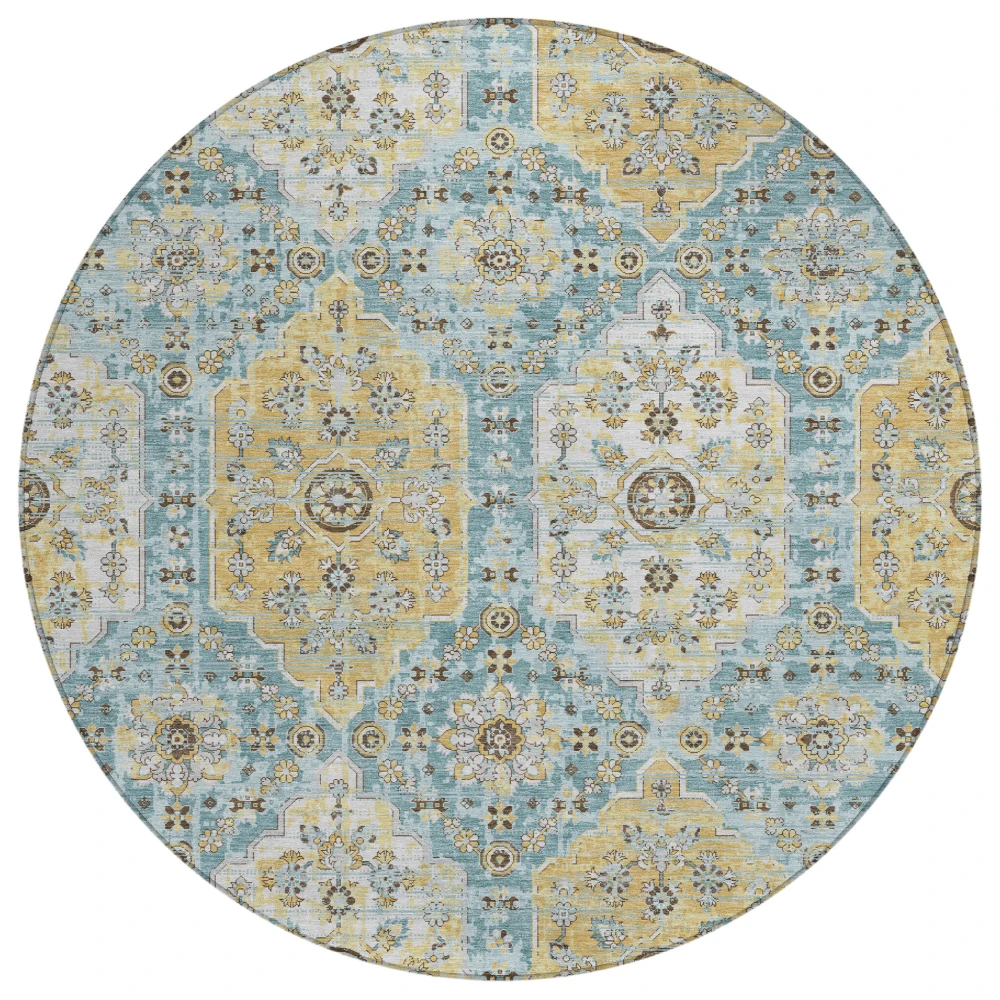 Chantille ACN2643 Teal 8' x 8' Rug