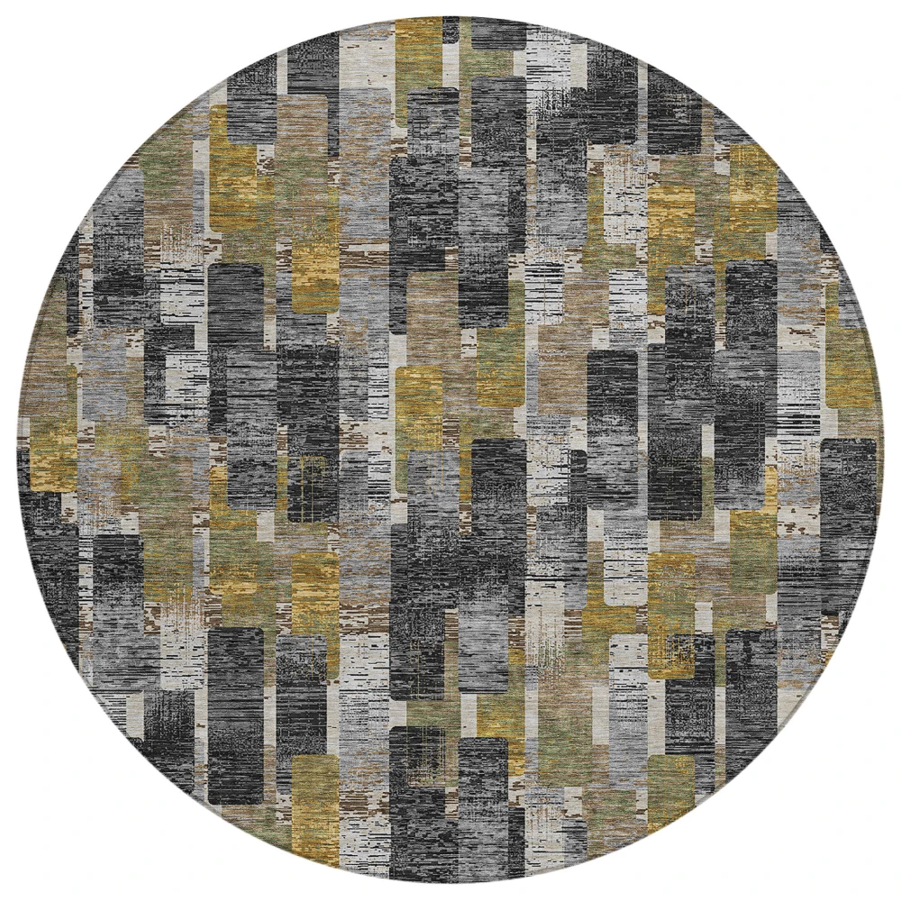 Chantille ACN2644 Black 8' x 8' Rug