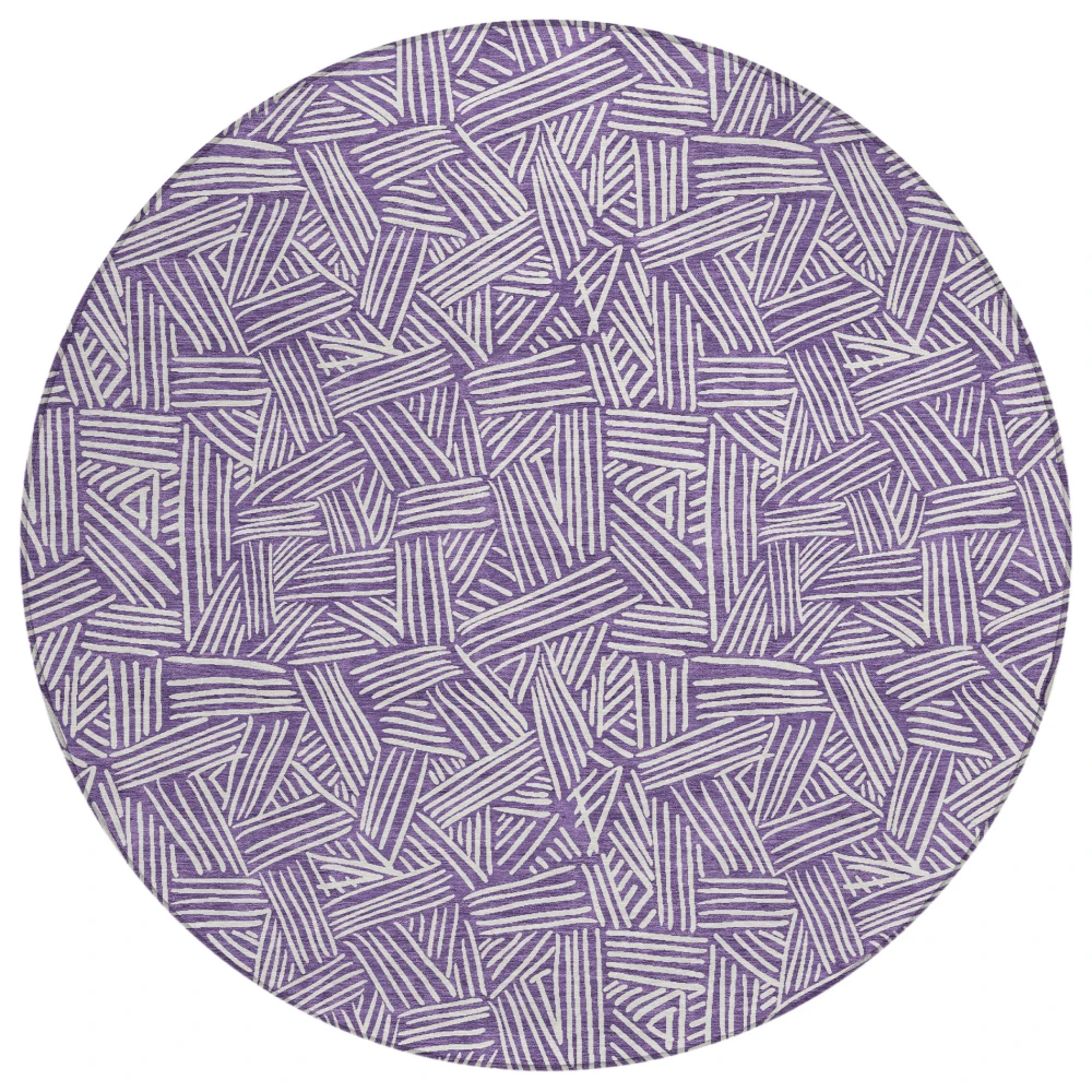Chantille ACN2648 Purple 8' x 8' Rug