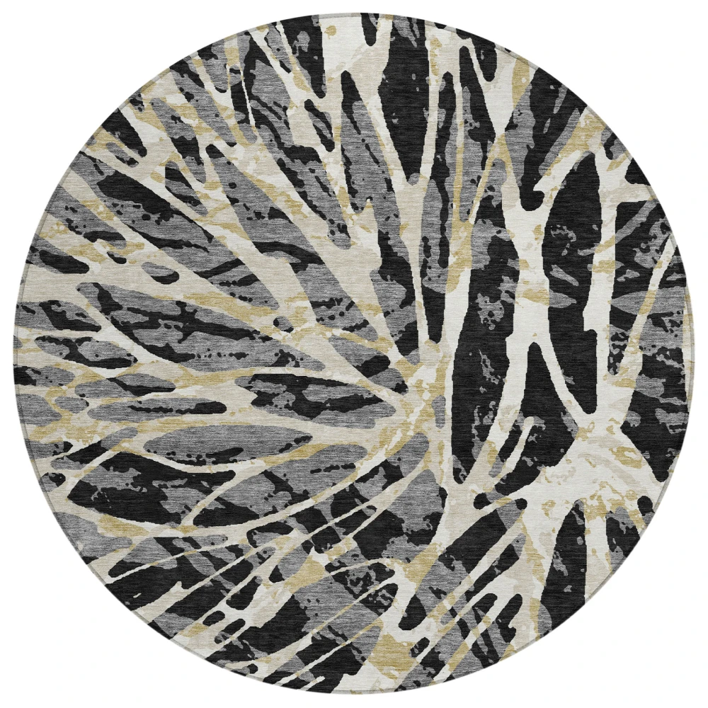 Chantille ACN2651 Black 8' x 8' Rug