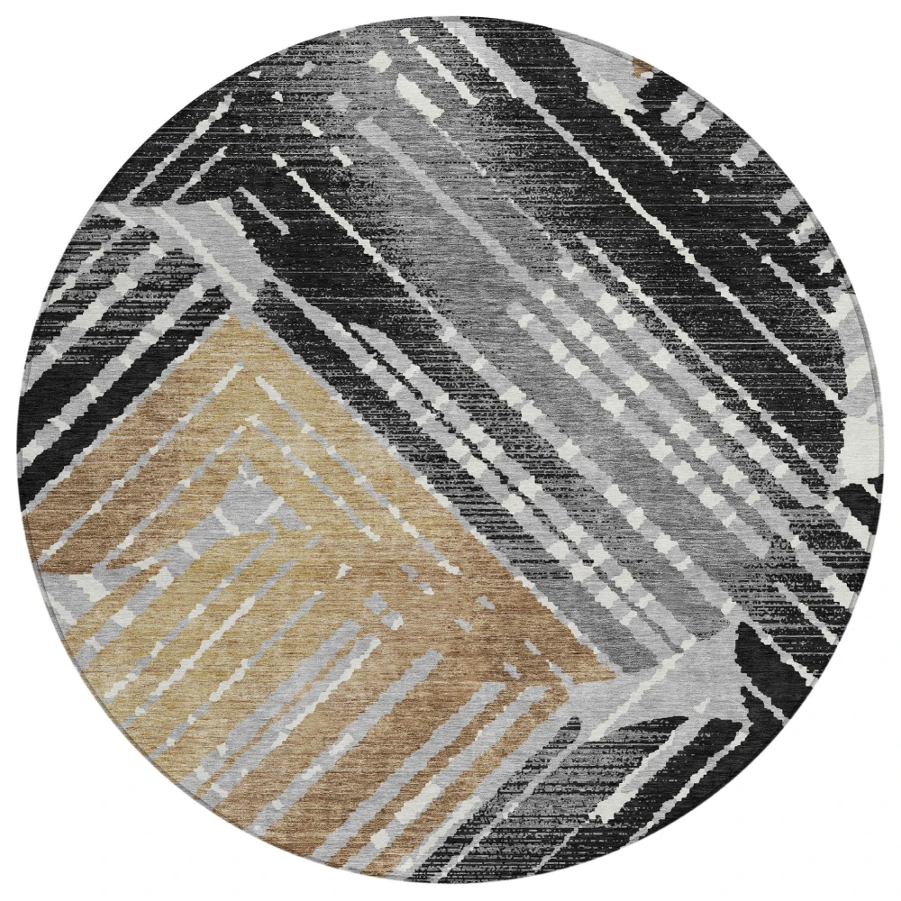 Chantille ACN2653 Black 8' x 8' Rug