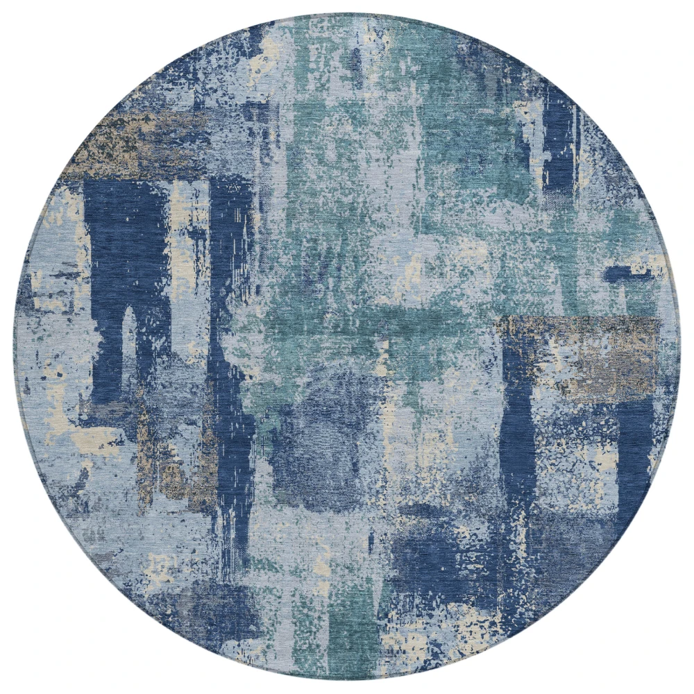 Chantille ACN2655 Navy 8' x 8' Rug