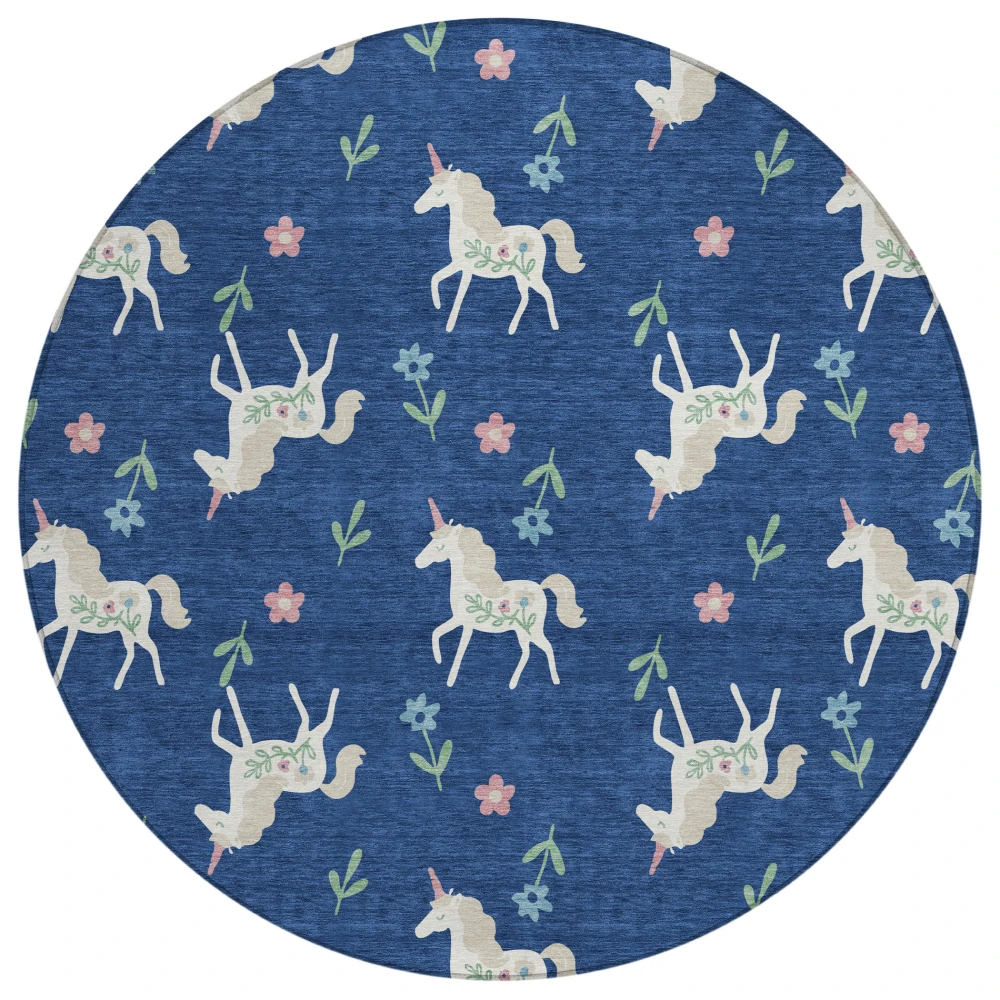 Chantille ACN2657 Navy 8' x 8' Rug