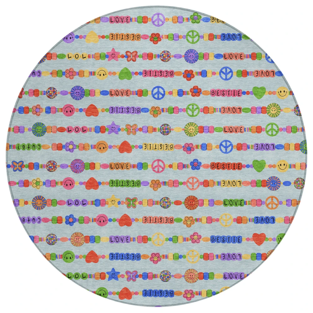Chantille ACN2658 Sky 8' x 8' Rug