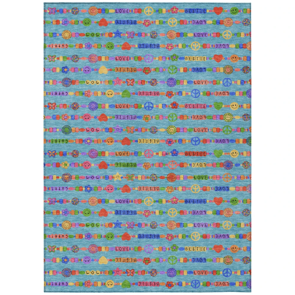 Chantille ACN2658 Teal 9' x 12' Rug