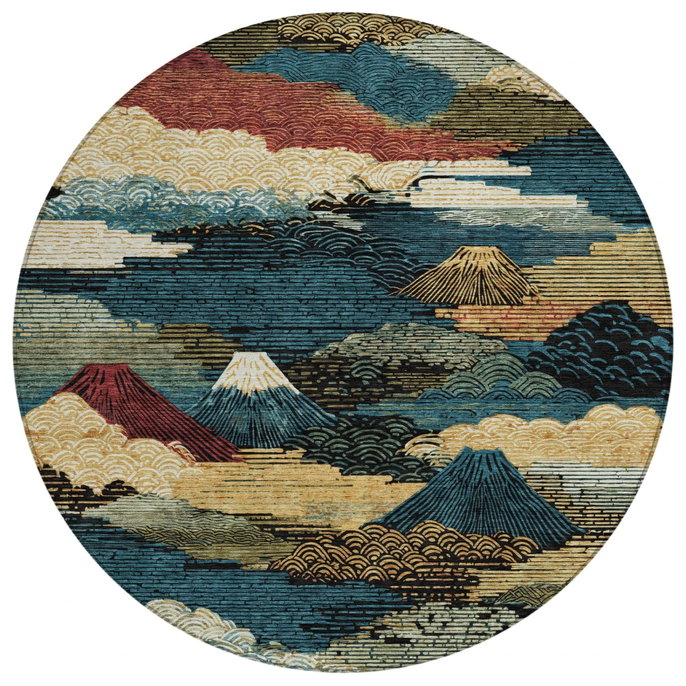 Chantille ACN2660 Black 8' x 8' Rug