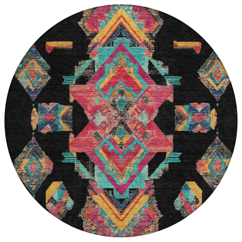 Chantille ACN2661 Black 8' x 8' Rug
