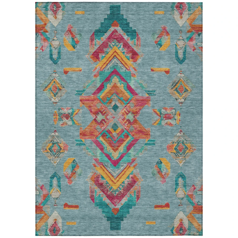 Chantille ACN2661 Teal 5' x 7'6