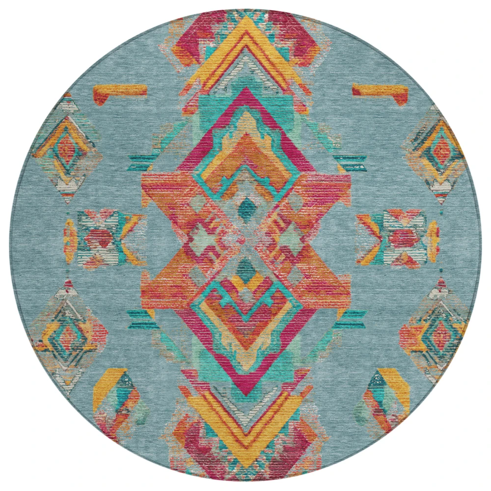 Chantille ACN2661 Teal 8' x 8' Rug