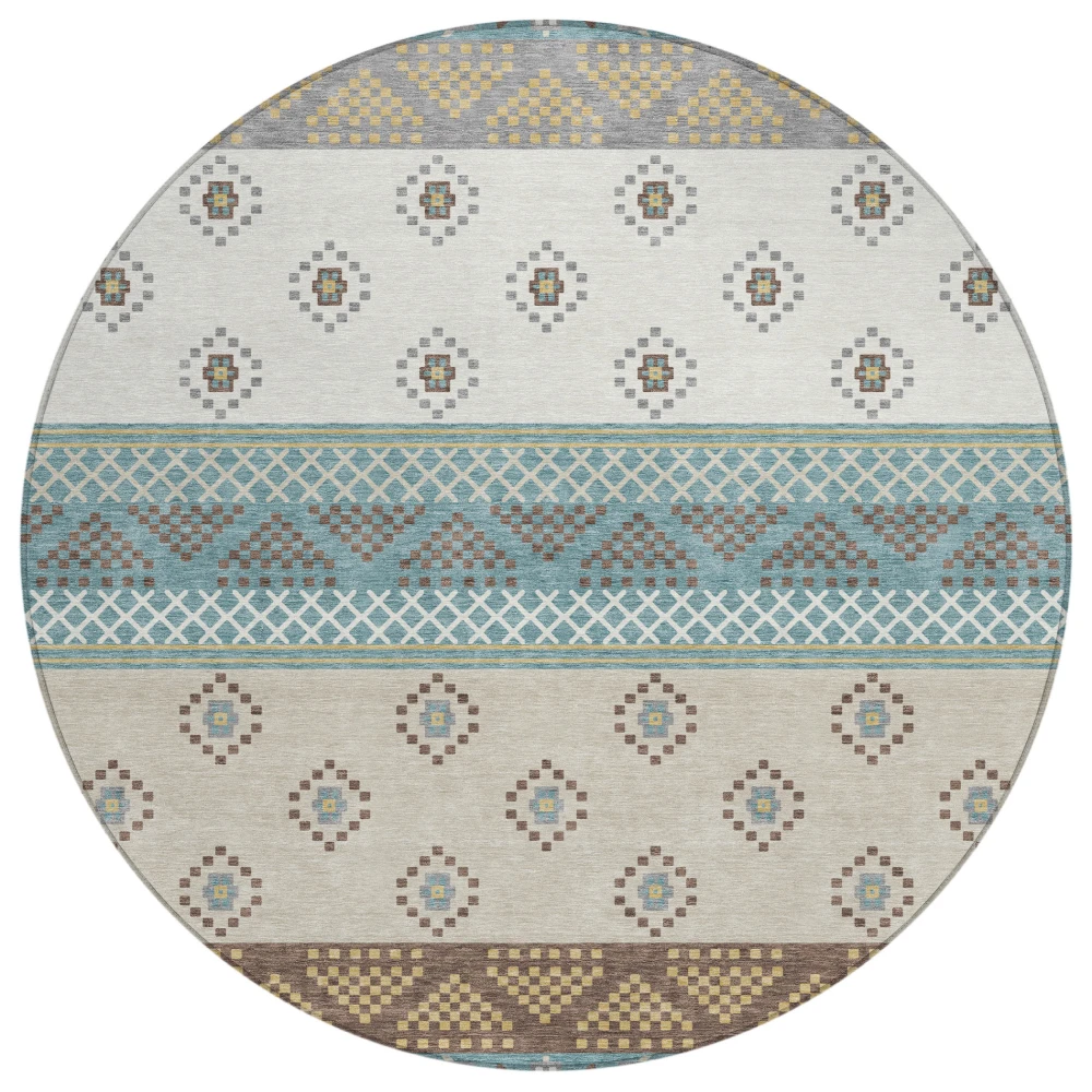 Chantille ACN2662 Teal 8' x 8' Rug