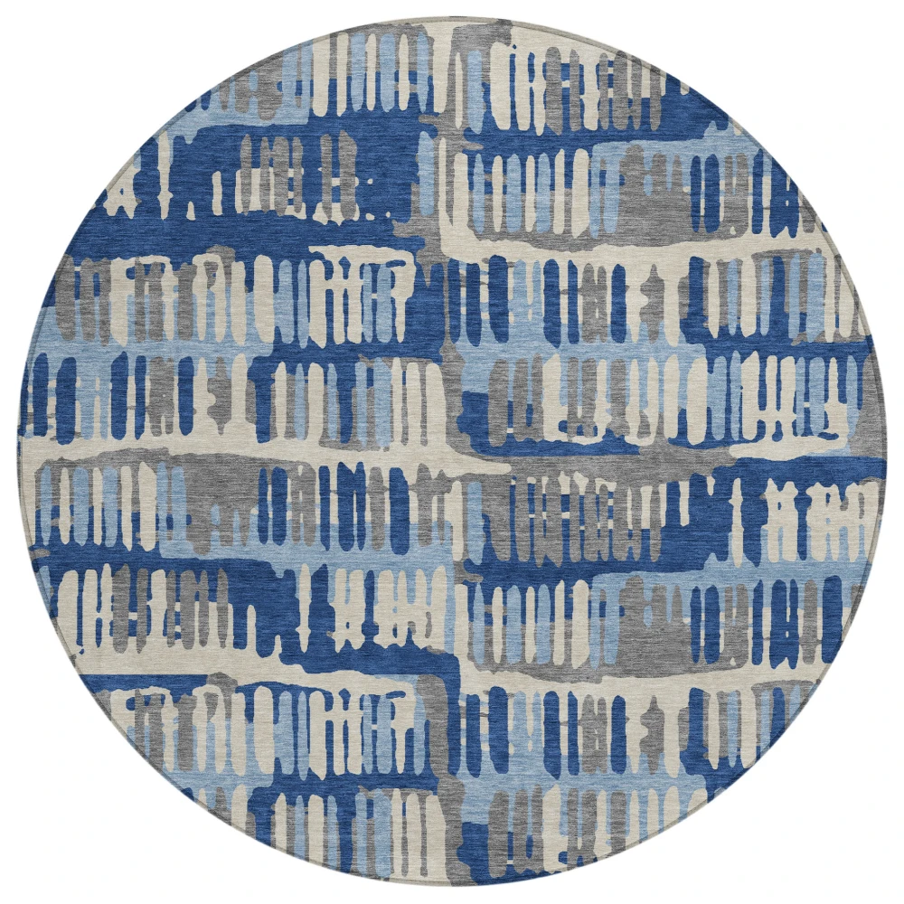 Chantille ACN2663 Navy 8' x 8' Rug