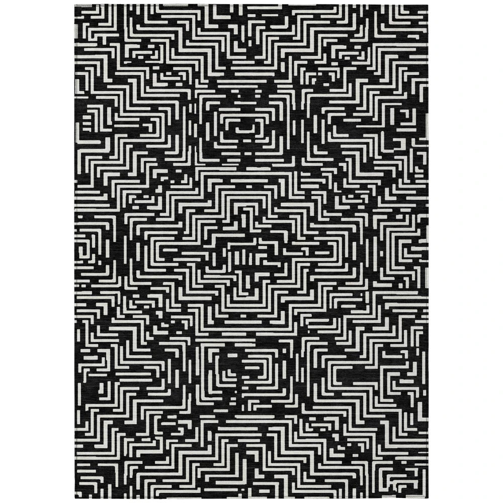 Chantille ACN2664 Black 3' x 5' Rug