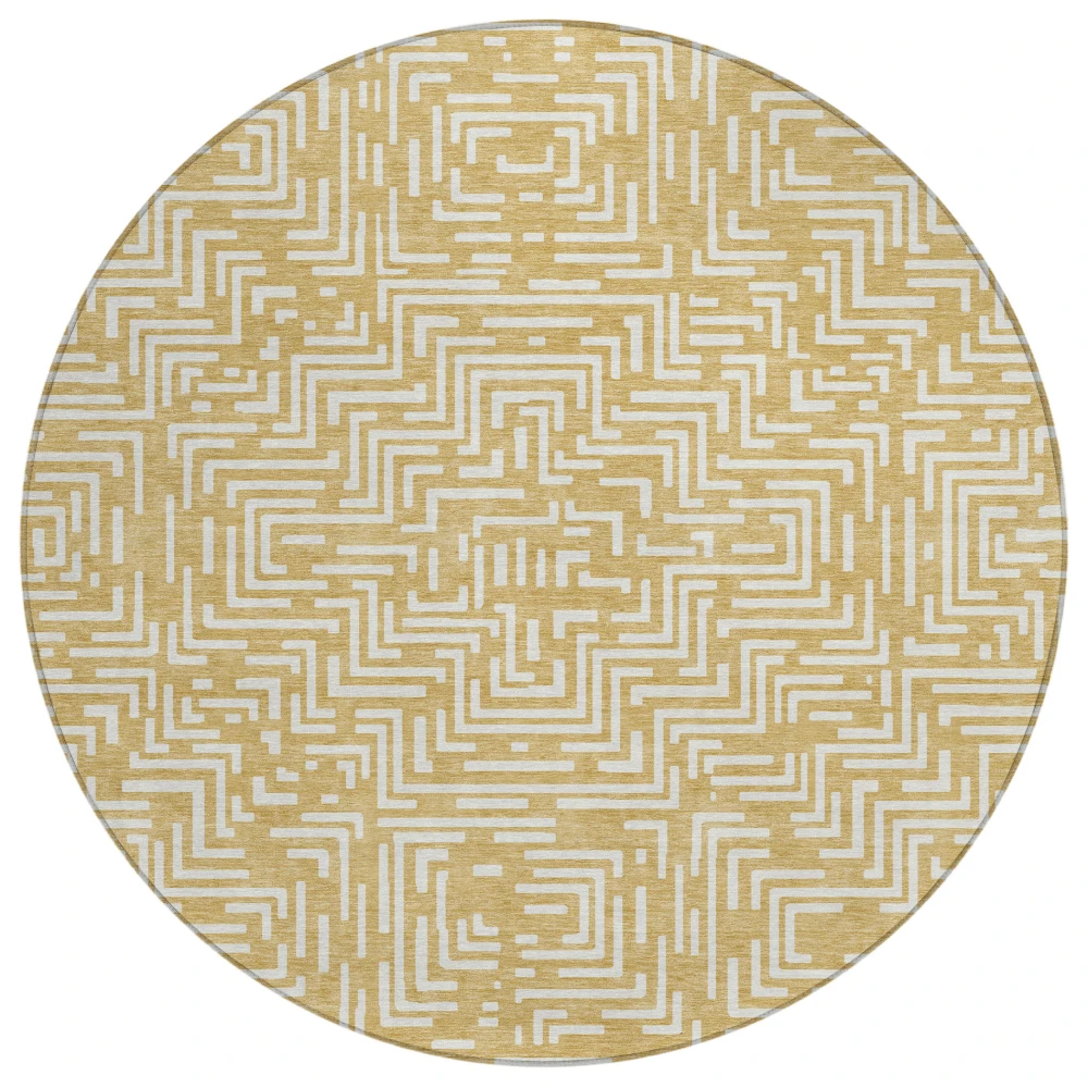 Chantille ACN2664 Gold 8' x 8' Rug