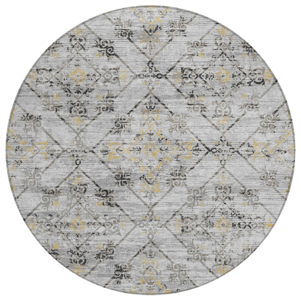 Chantille ACN2665 Silver 8' x 8' Rug