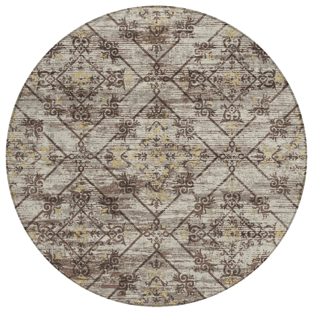 Chantille ACN2665 Taupe 8' x 8' Rug