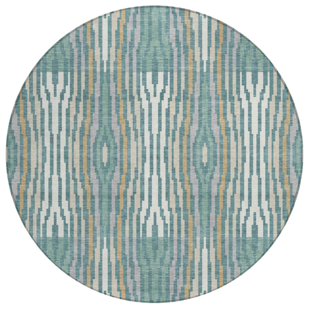 Chantille ACN2666 Teal 8' x 8' Rug