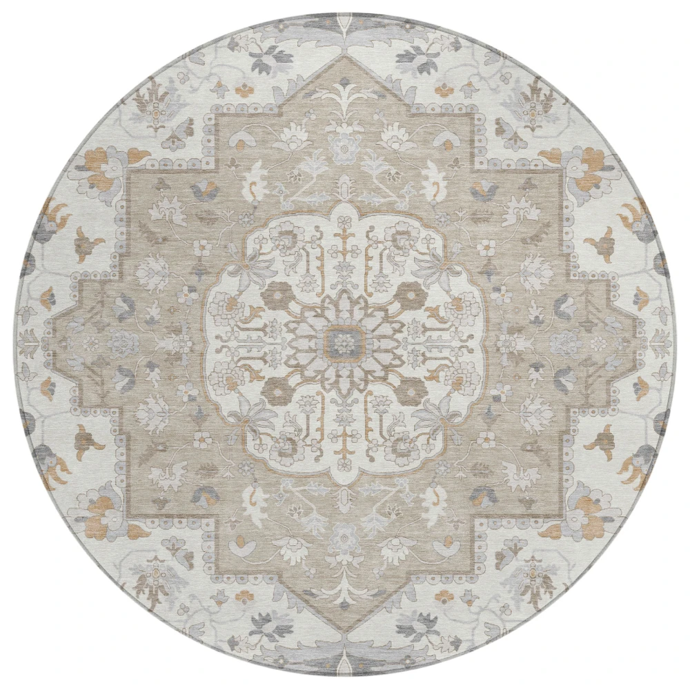 Chantille ACN2674 Beige 8' x 8' Rug