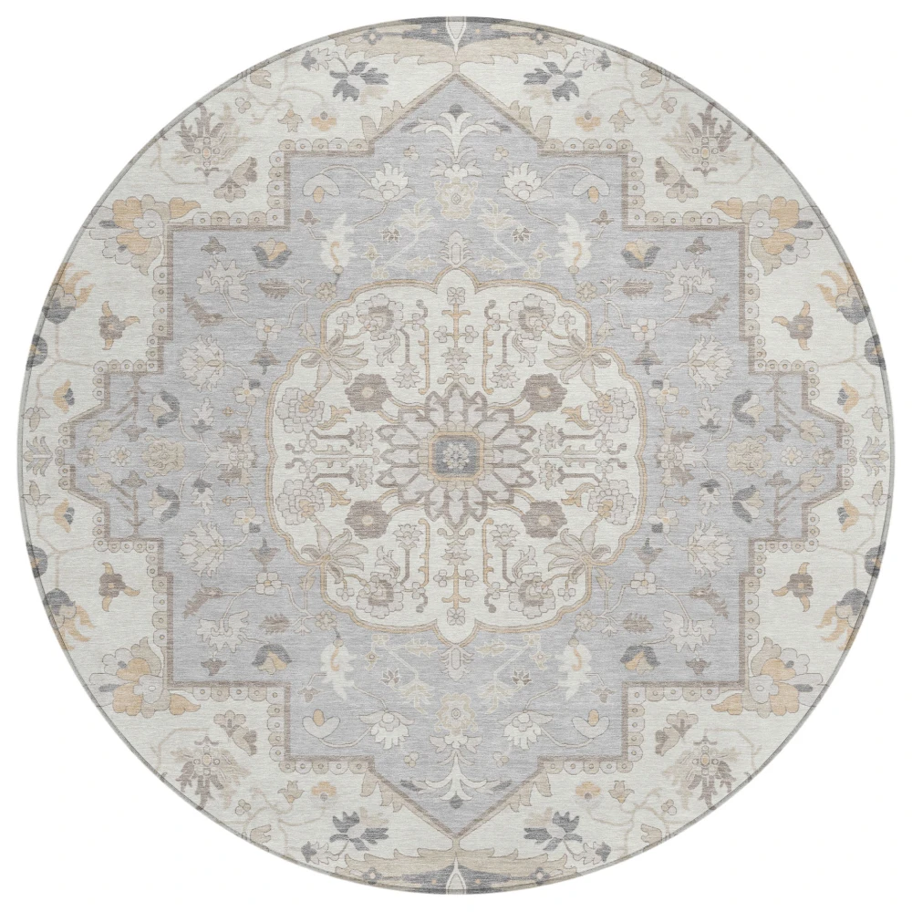 Chantille ACN2674 Silver 8' x 8' Rug
