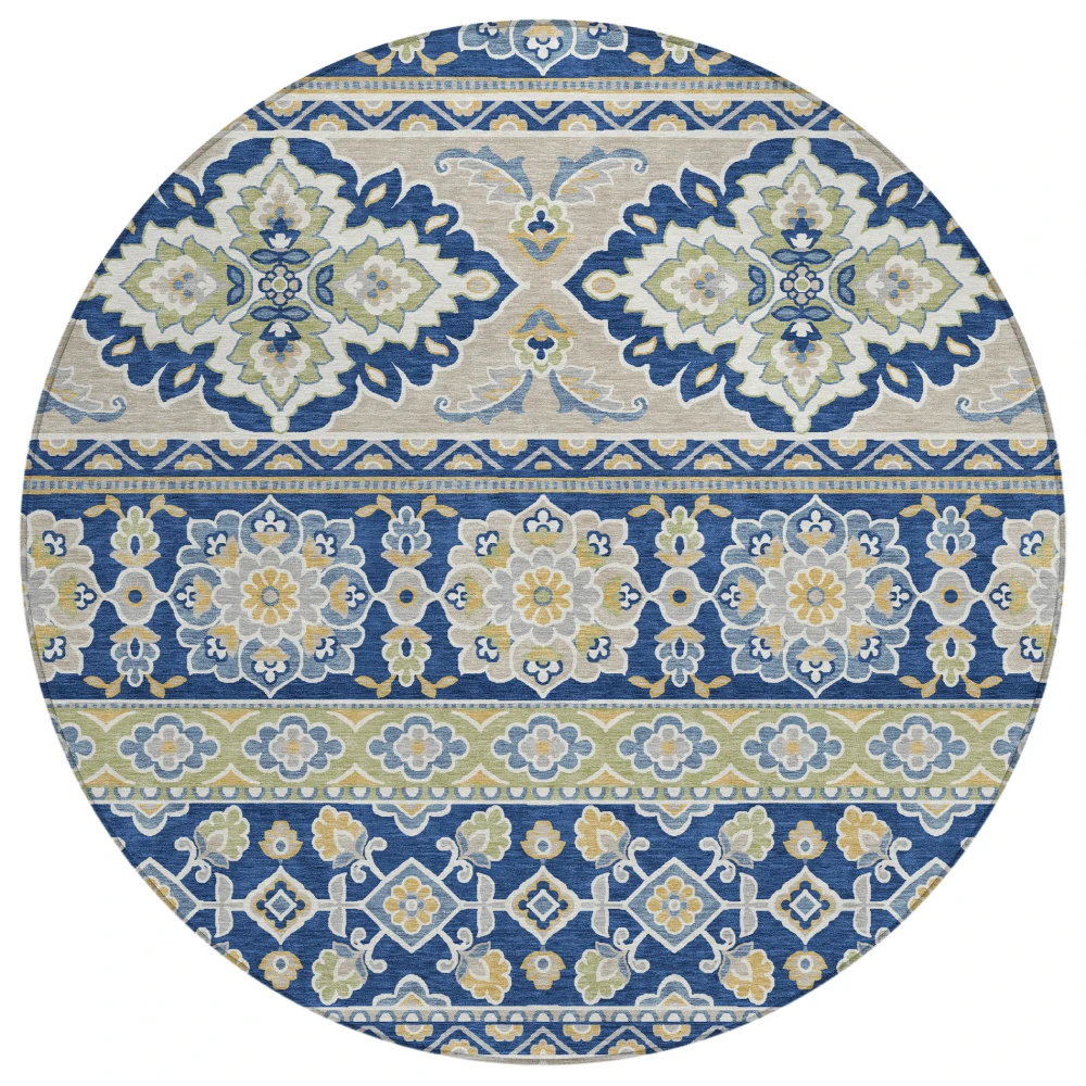 Chantille ACN2677 Navy 8' x 8' Rug