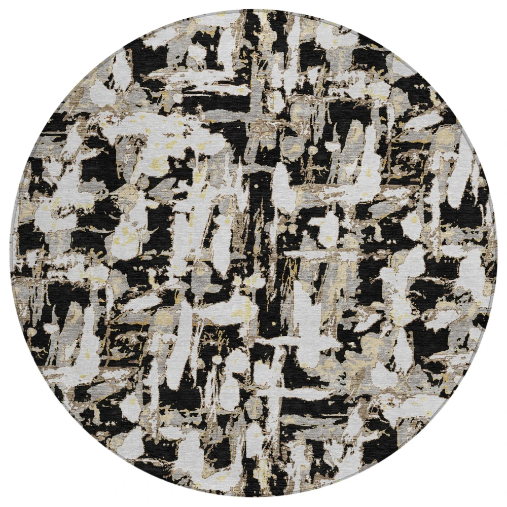 Chantille ACN2678 Black 8' x 8' Rug
