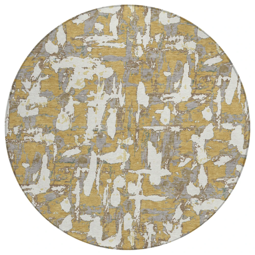 Chantille ACN2678 Gold 8' x 8' Rug
