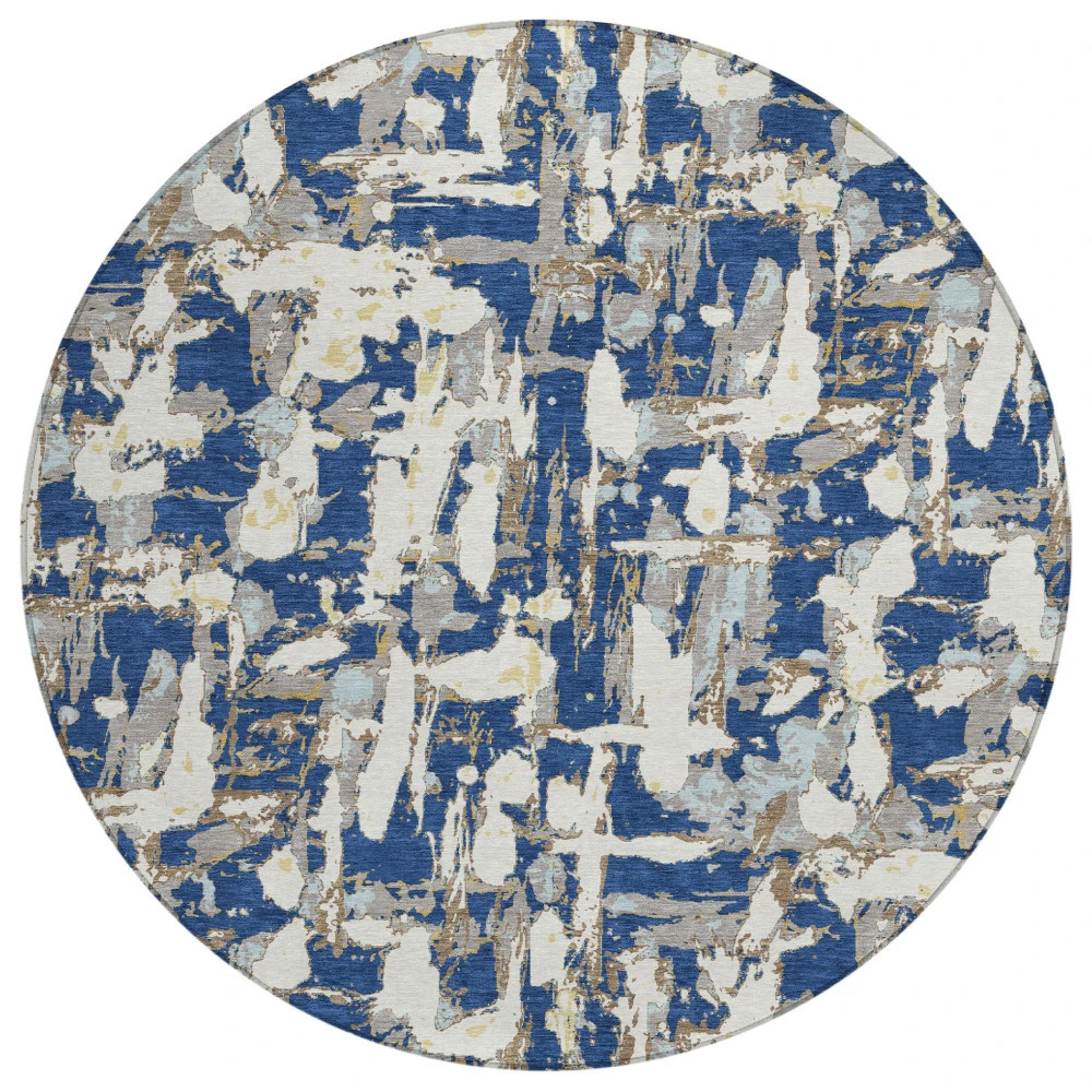 Chantille ACN2678 Navy 8' x 8' Rug