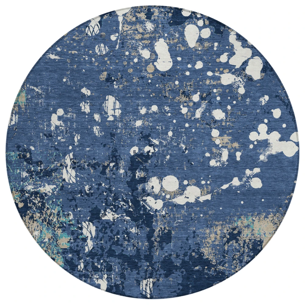 Chantille ACN2679 Navy 8' x 8' Rug
