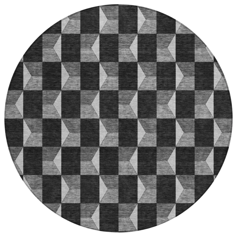 Chantille ACN2680 Black 8' x 8' Rug