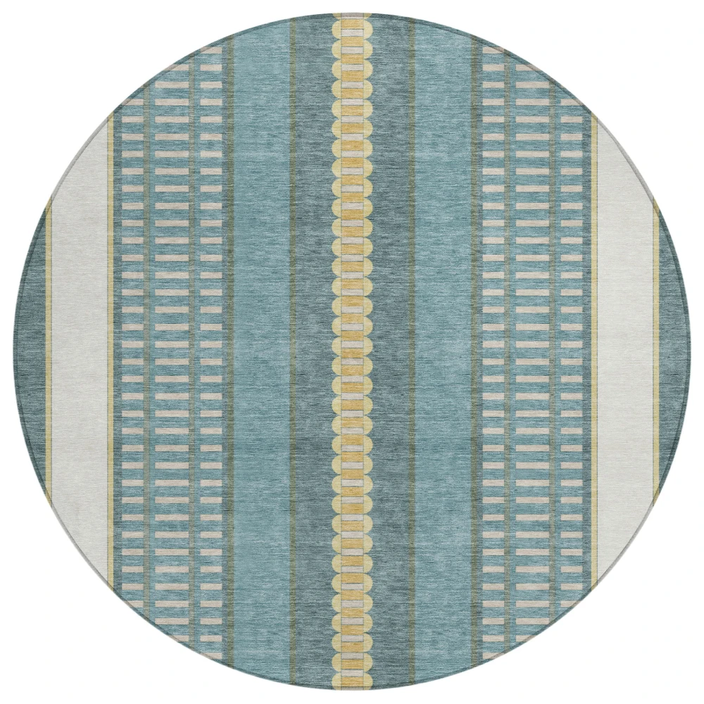 Chantille ACN2681 Teal 8' x 8' Rug