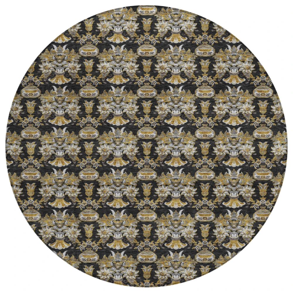 Chantille ACN2682 Black 8' x 8' Rug