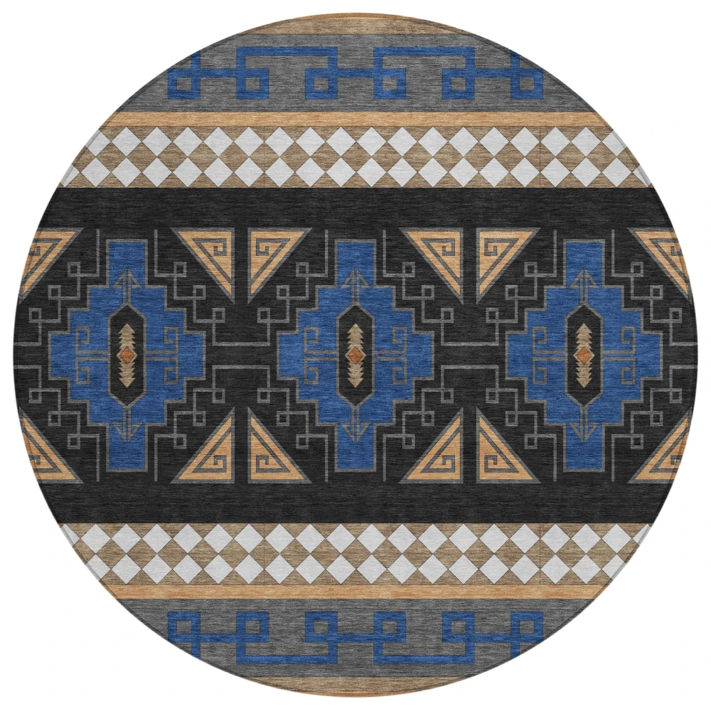 Chantille ACN2683 Navy 8' x 8' Rug